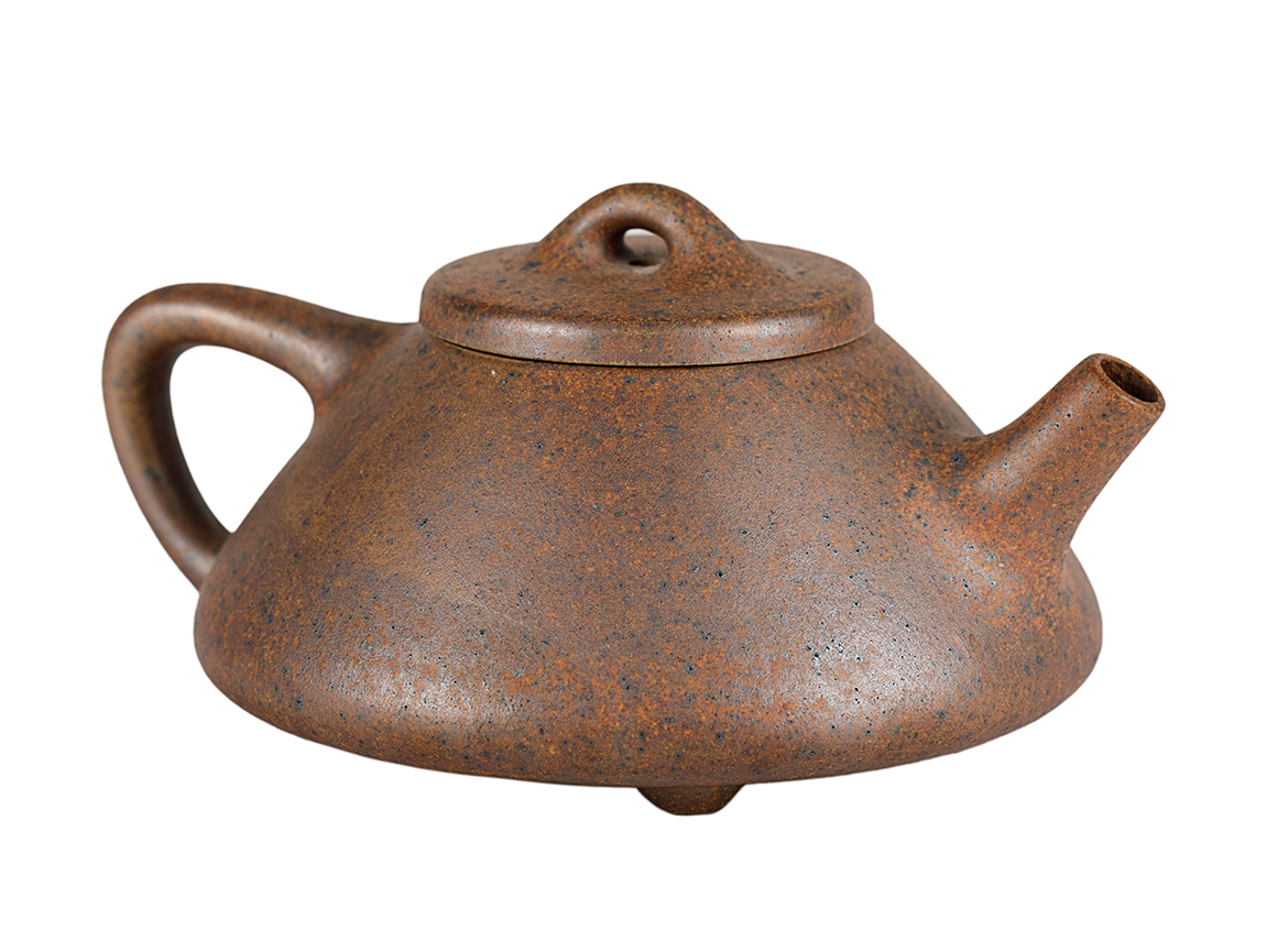 Чайник # 51951, дровяной обжиг/исинская глина, ручная работа, 170 мл.
