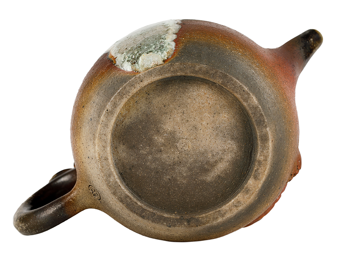 Чайник # 51952, дровяной обжиг, керамика Дэхуа, ручная работа, 230 мл.