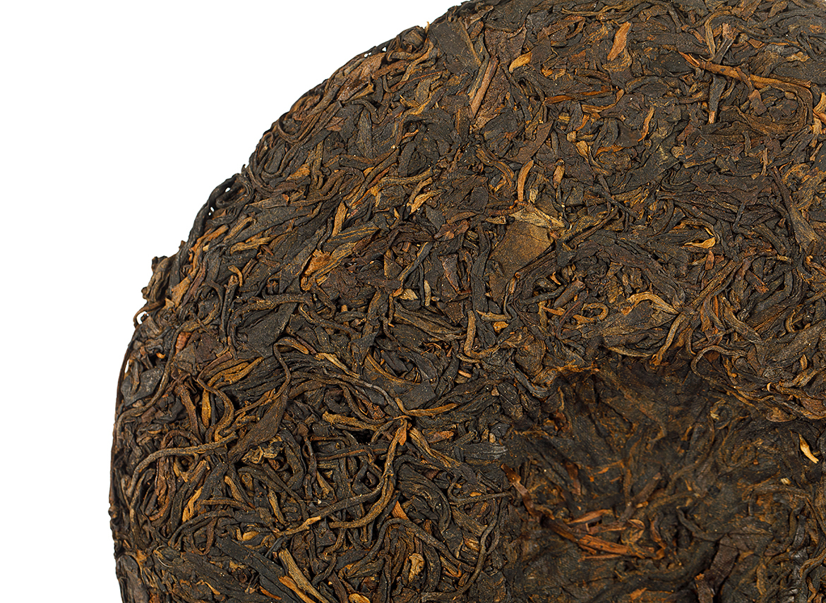 Лао Шэн пуэр "Зеленая печать", гонконгский сухой склад, 2003