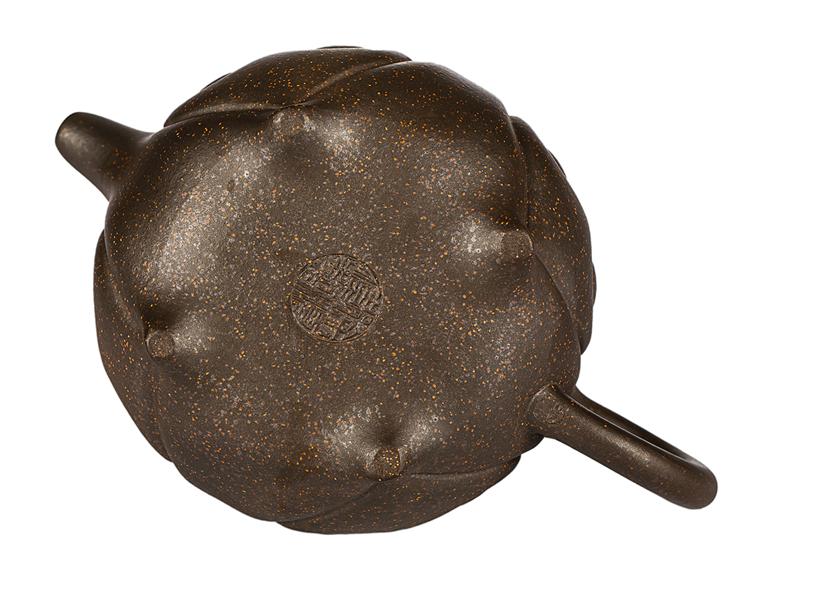 Чайник # 52001, дровяной обжиг/исинская глина, ручная работа, 216 мл.