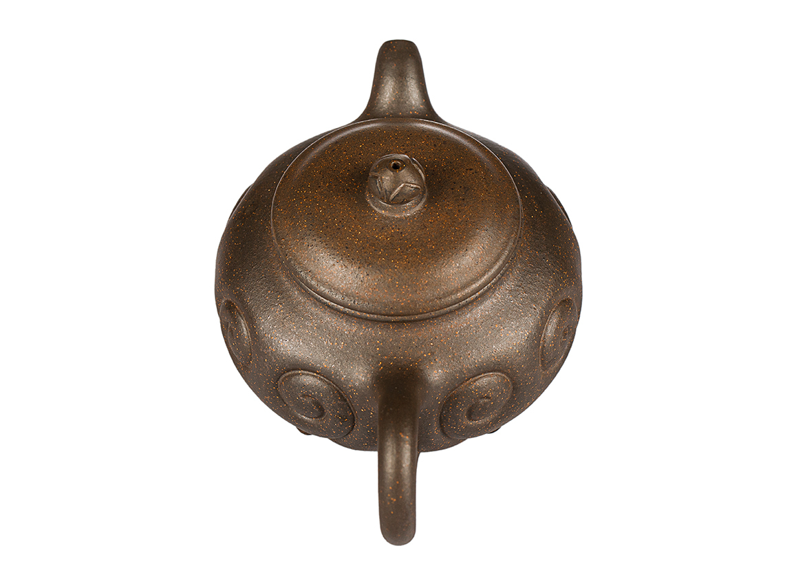 Чайник # 52001, дровяной обжиг/исинская глина, ручная работа, 216 мл.