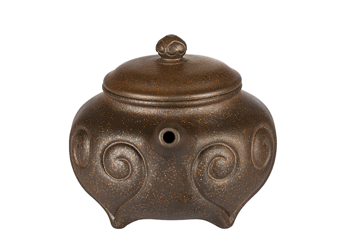 Чайник # 52001, дровяной обжиг/исинская глина, ручная работа, 216 мл.