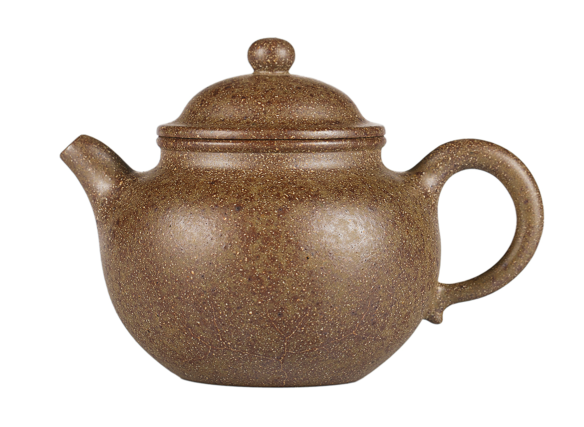 Чайник # 52002, дровяной обжиг/исинская глина, ручная работа, 130 мл.
