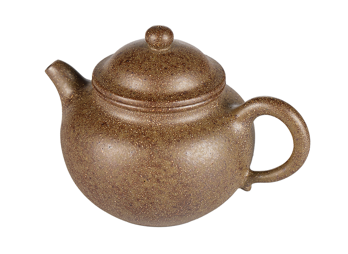 Чайник # 52002, дровяной обжиг/исинская глина, ручная работа, 130 мл.