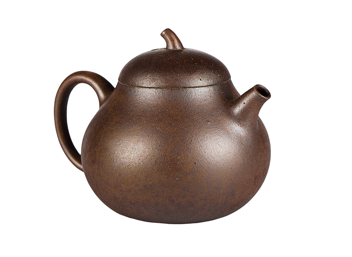 Чайник # 52003, дровяной обжиг/исинская глина, ручная работа, 100 мл.