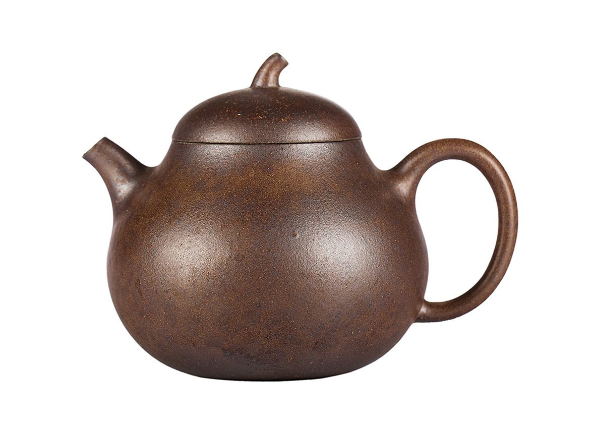 Чайник # 52003, дровяной обжиг/исинская глина, ручная работа, 100 мл.