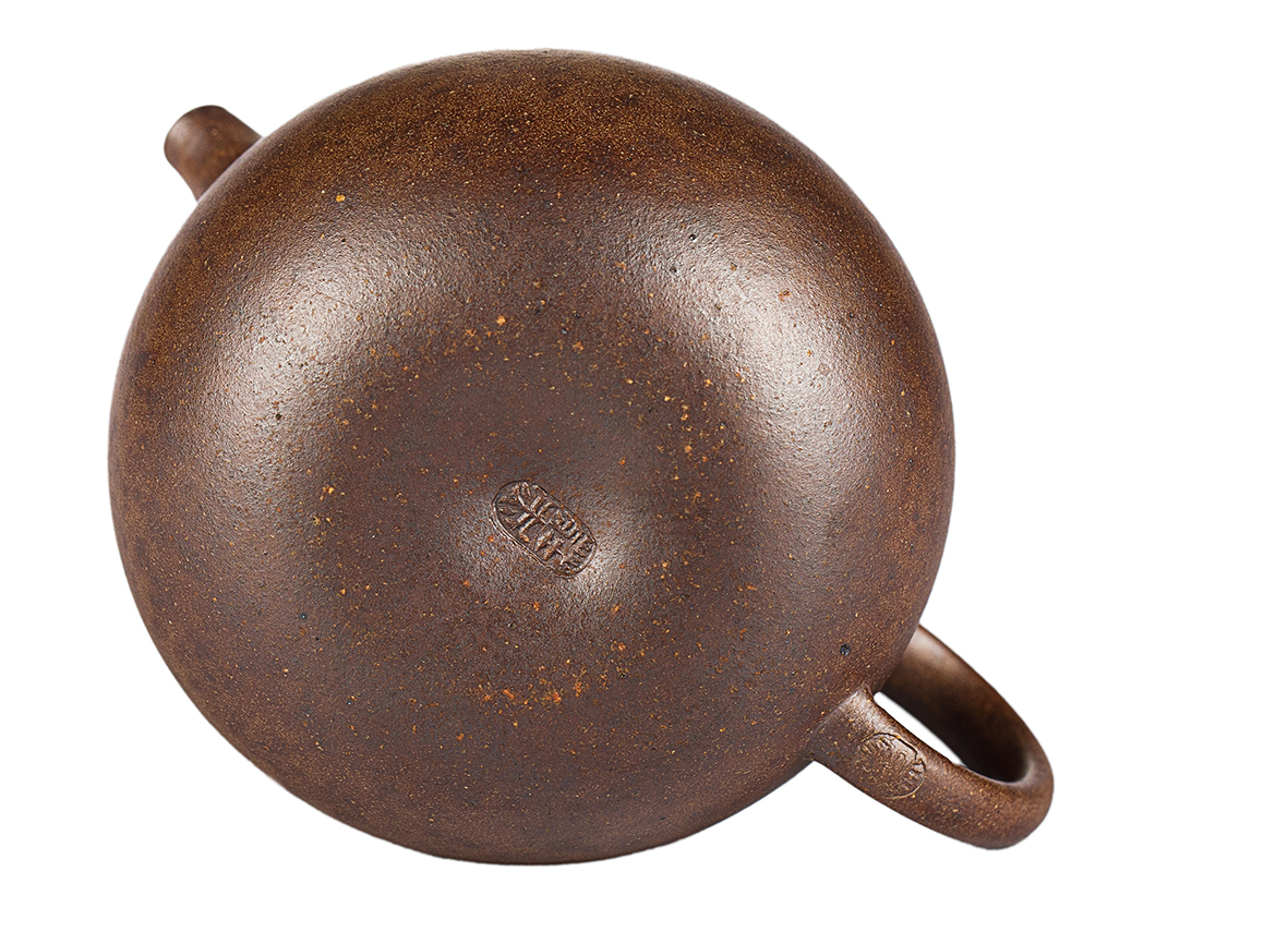 Чайник # 52003, дровяной обжиг/исинская глина, ручная работа, 100 мл.