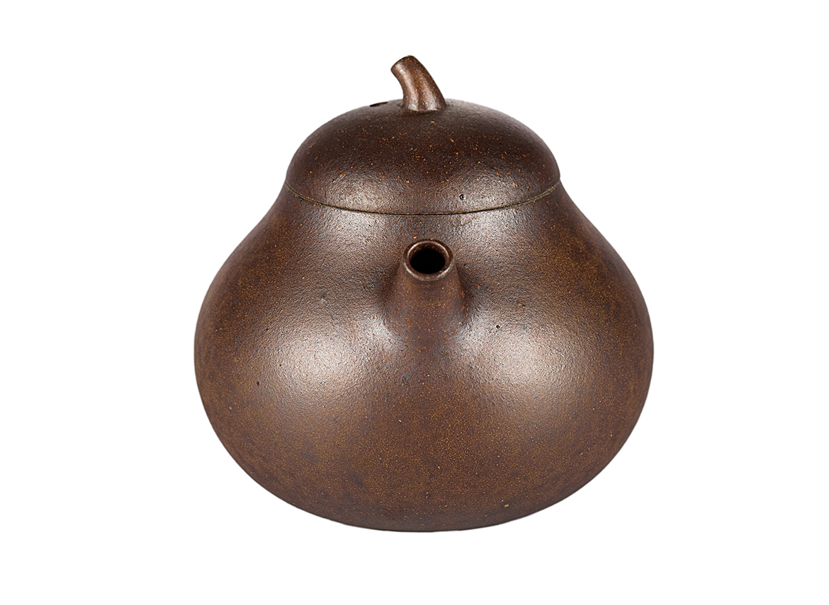 Чайник # 52003, дровяной обжиг/исинская глина, ручная работа, 100 мл.