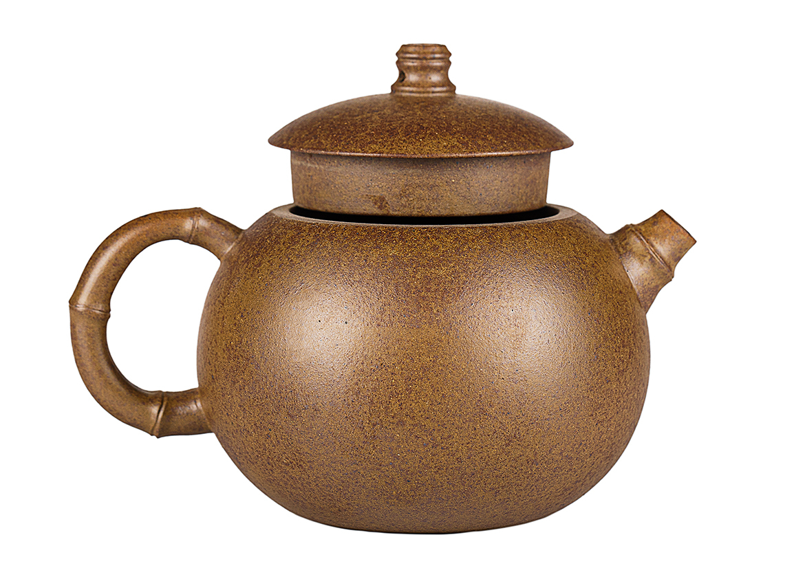 Чайник # 52004, дровяной обжиг/исинская глина, ручная работа, 260 мл.