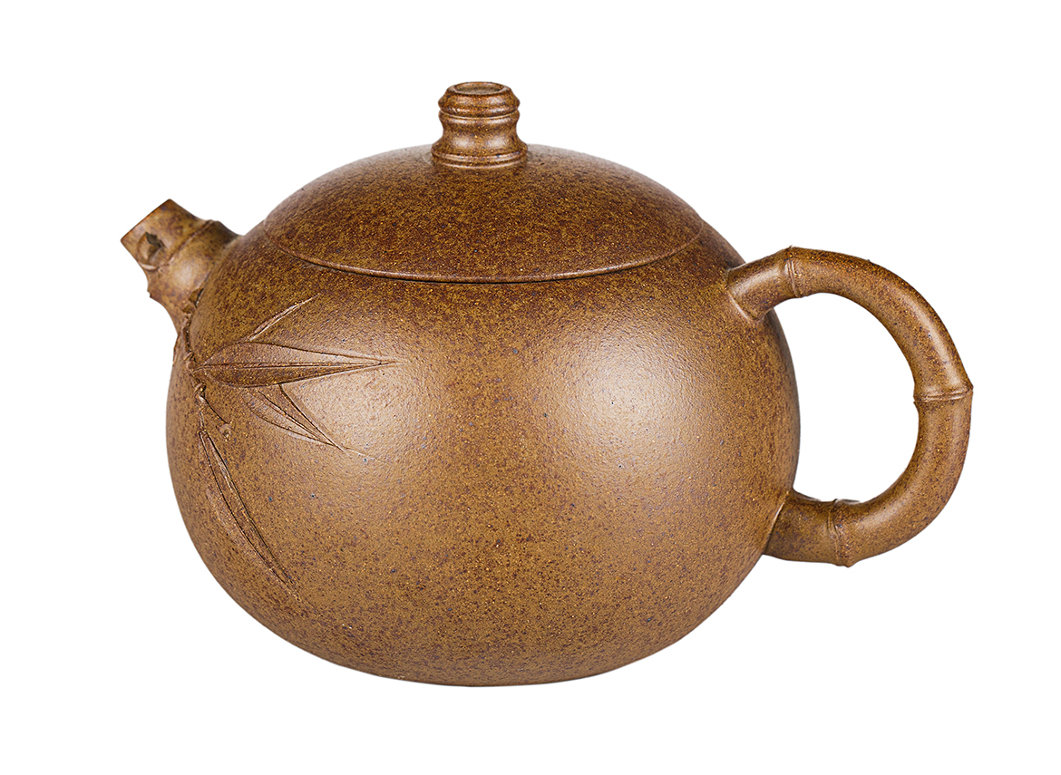 Чайник # 52004, дровяной обжиг/исинская глина, ручная работа, 260 мл.