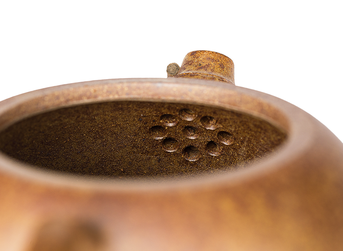 Чайник # 52004, дровяной обжиг/исинская глина, ручная работа, 260 мл.