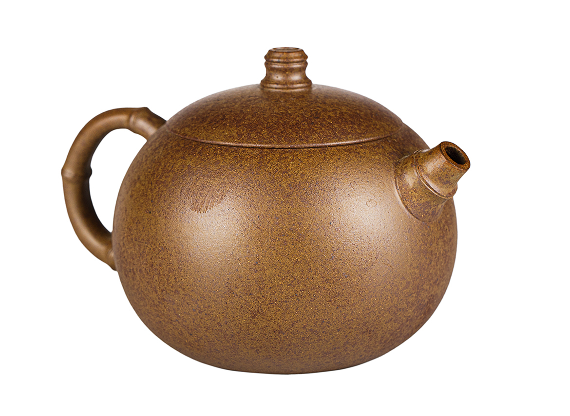 Чайник # 52004, дровяной обжиг/исинская глина, ручная работа, 260 мл.