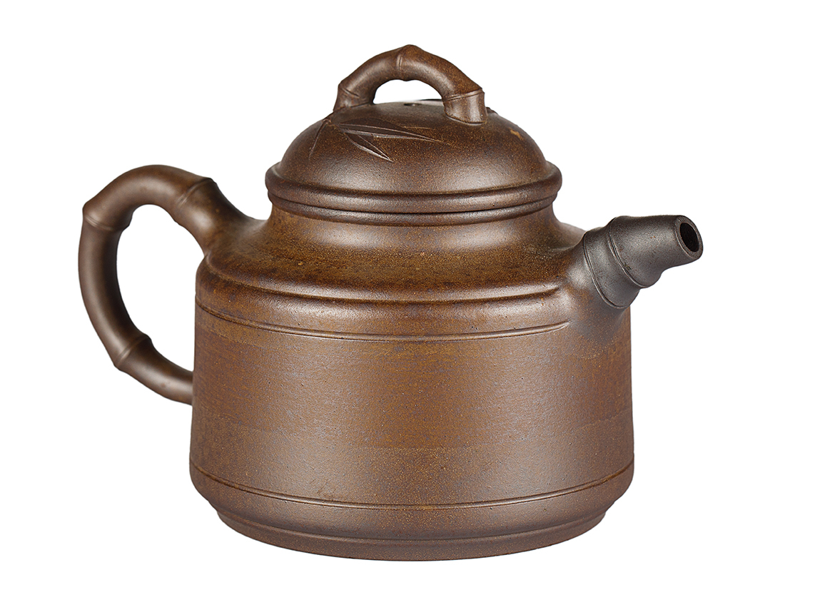 Чайник # 52005, дровяной обжиг/исинская глина, ручная работа, 360 мл.