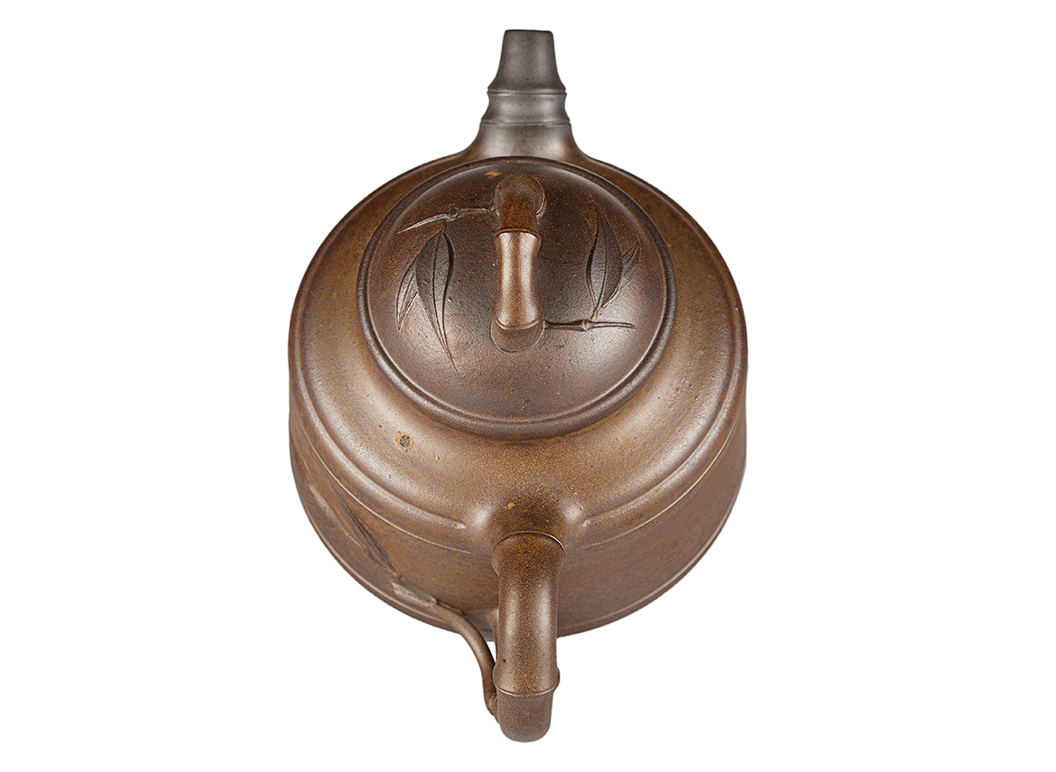 Чайник # 52005, дровяной обжиг/исинская глина, ручная работа, 360 мл.