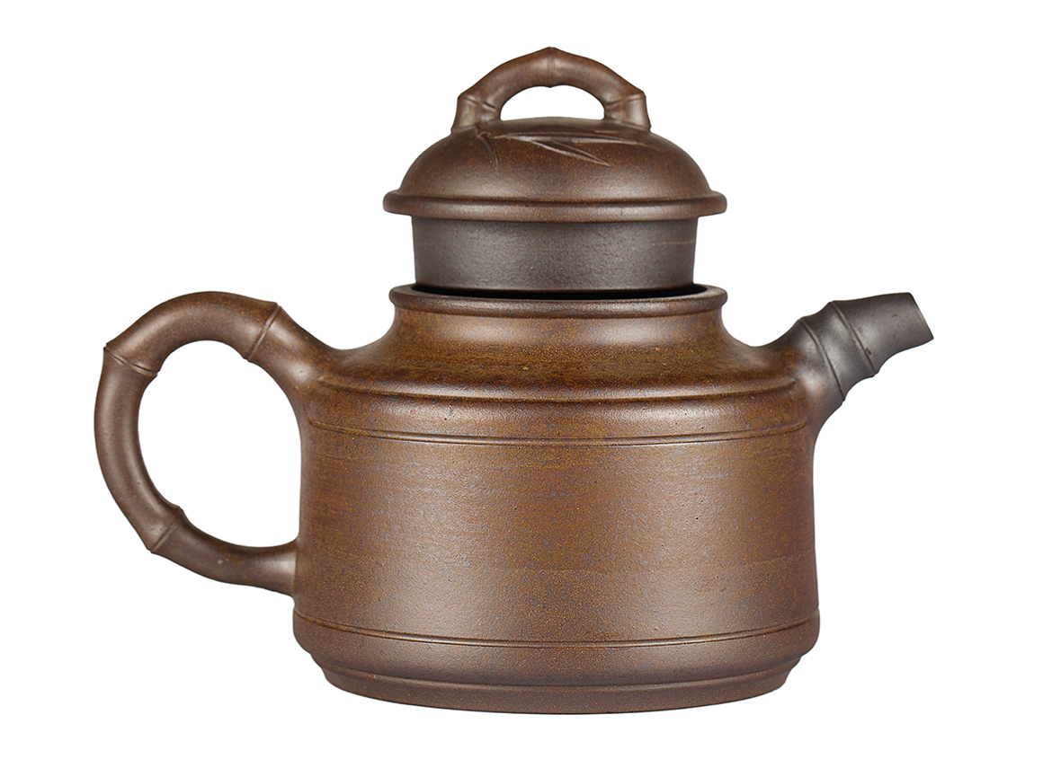 Чайник # 52005, дровяной обжиг/исинская глина, ручная работа, 360 мл.