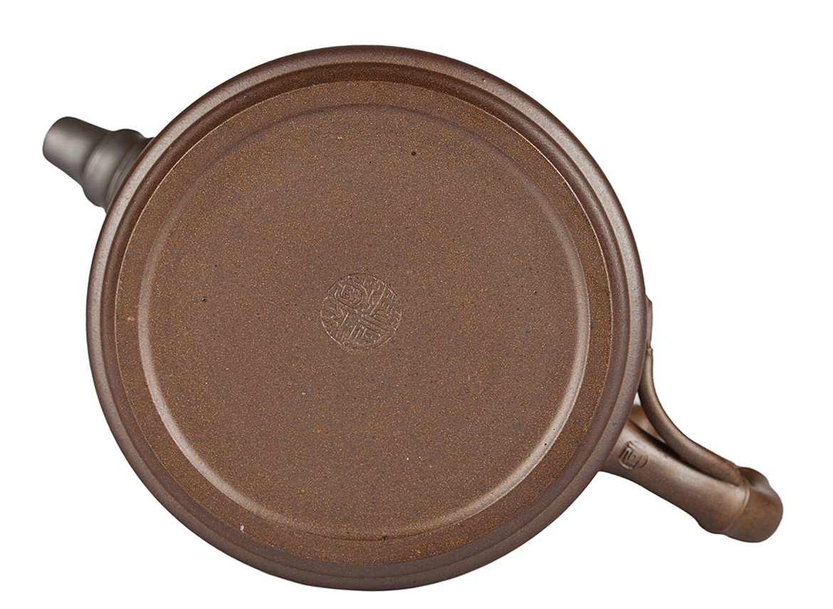 Чайник # 52005, дровяной обжиг/исинская глина, ручная работа, 360 мл.