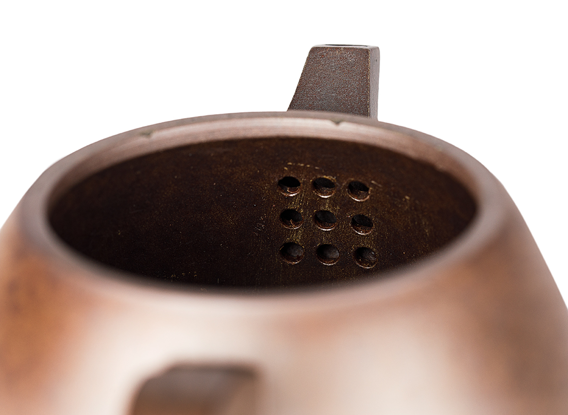 Чайник # 52006, дровяной обжиг/исинская глина, ручная работа, 190 мл.