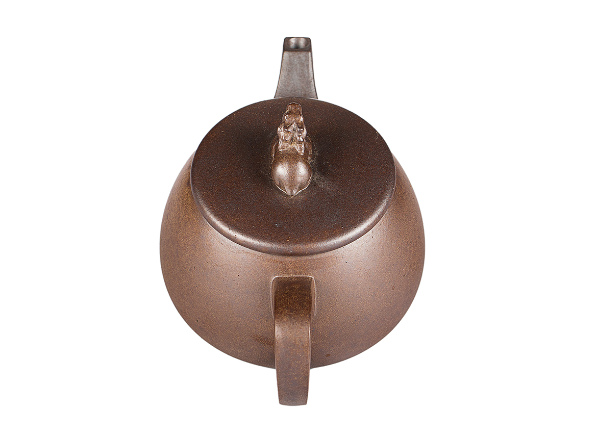 Чайник # 52006, дровяной обжиг/исинская глина, ручная работа, 190 мл.