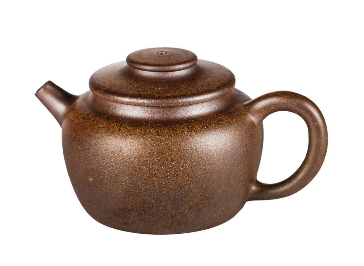 Чайник # 52007, дровяной обжиг/исинская глина, ручная работа, 185 мл.