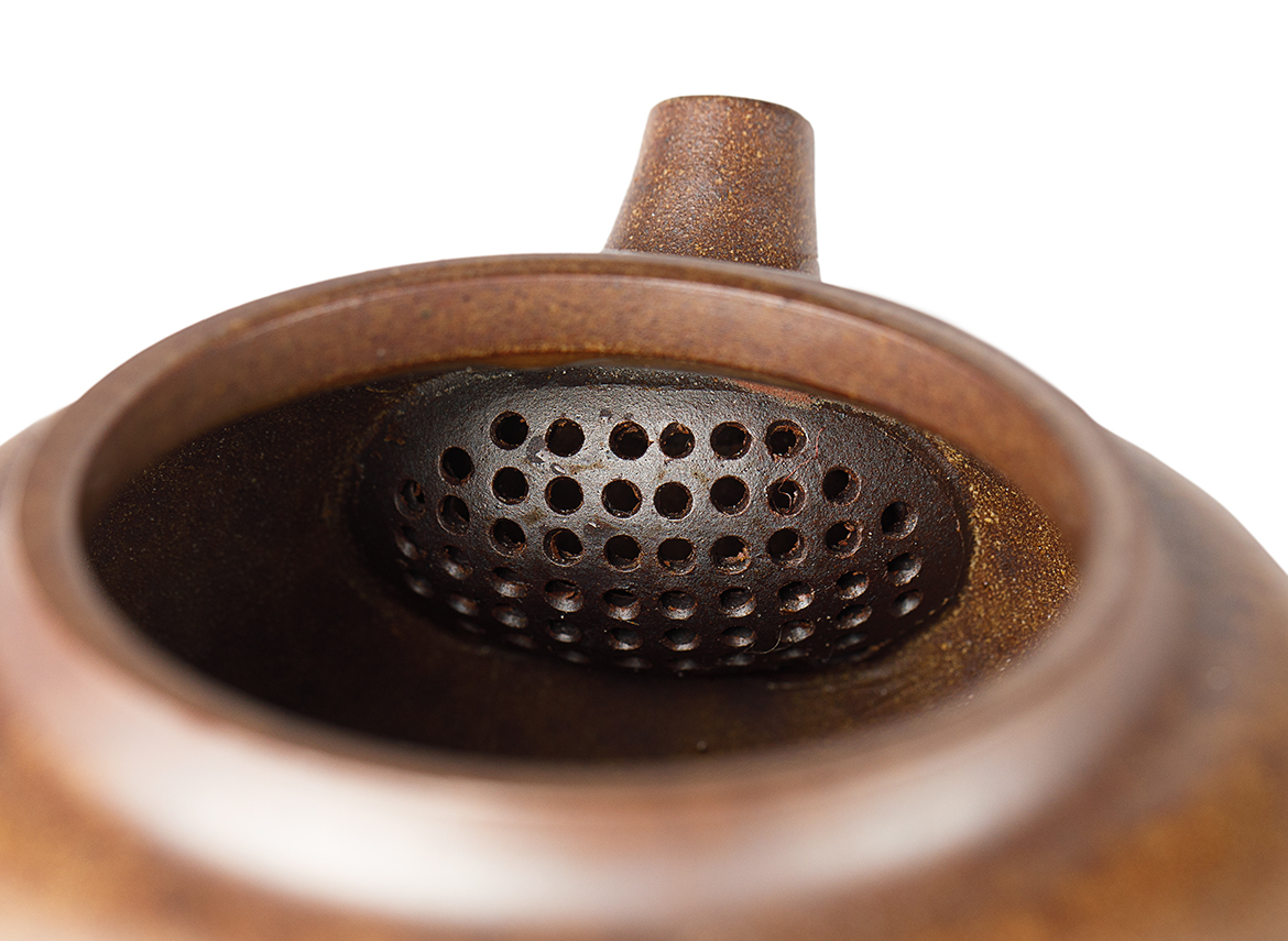 Чайник # 52007, дровяной обжиг/исинская глина, ручная работа, 185 мл.