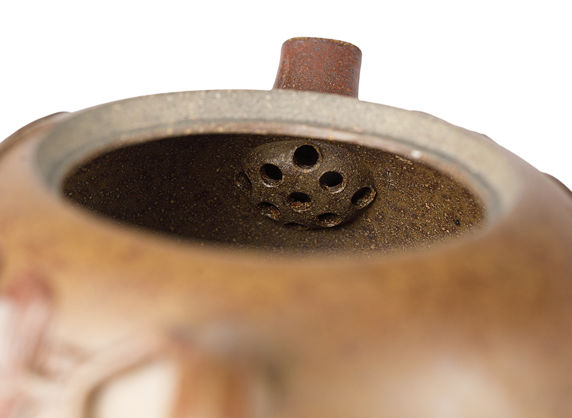 Чайник # 52008, дровяной обжиг/исинская глина, ручная работа, 150 мл.