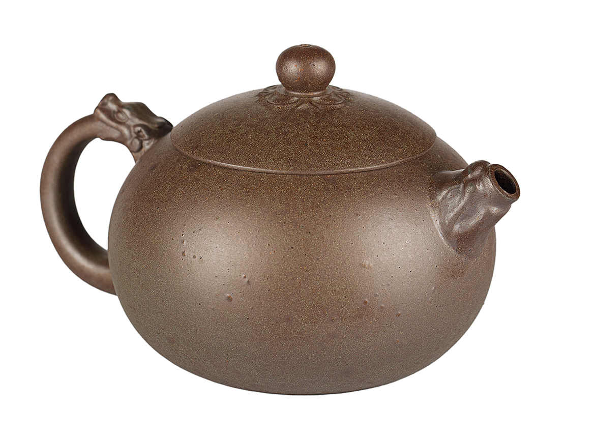 Чайник # 52009, дровяной обжиг/исинская глина, ручная работа, 250 мл.