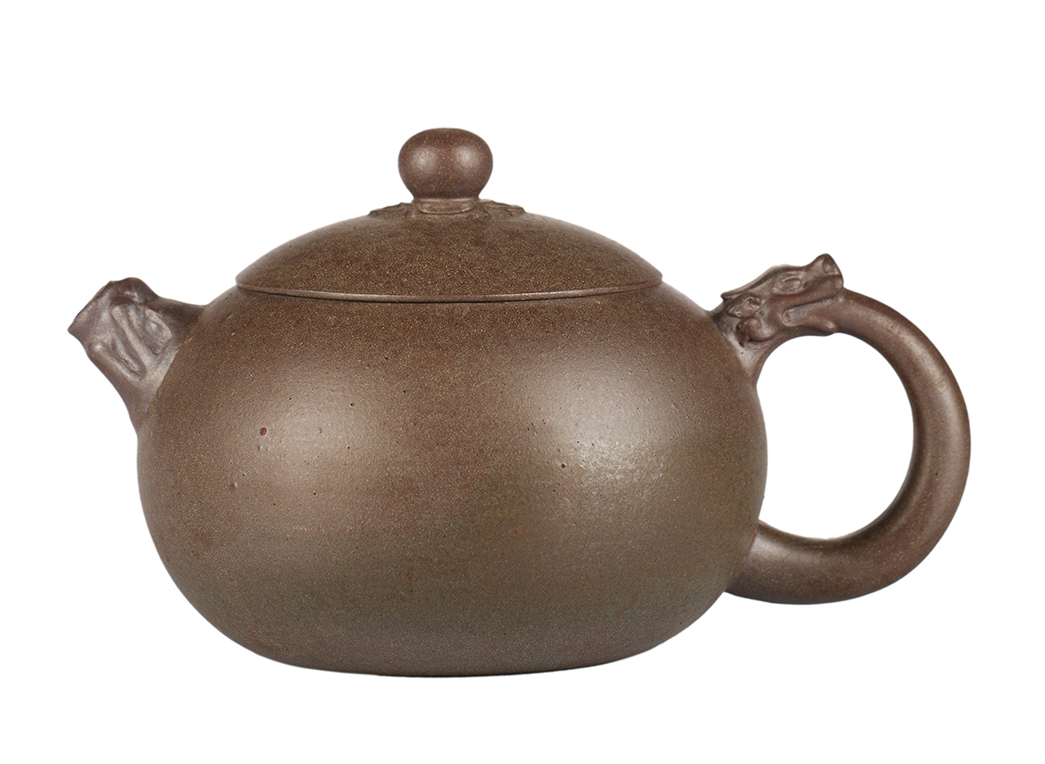 Чайник # 52009, дровяной обжиг/исинская глина, ручная работа, 250 мл.