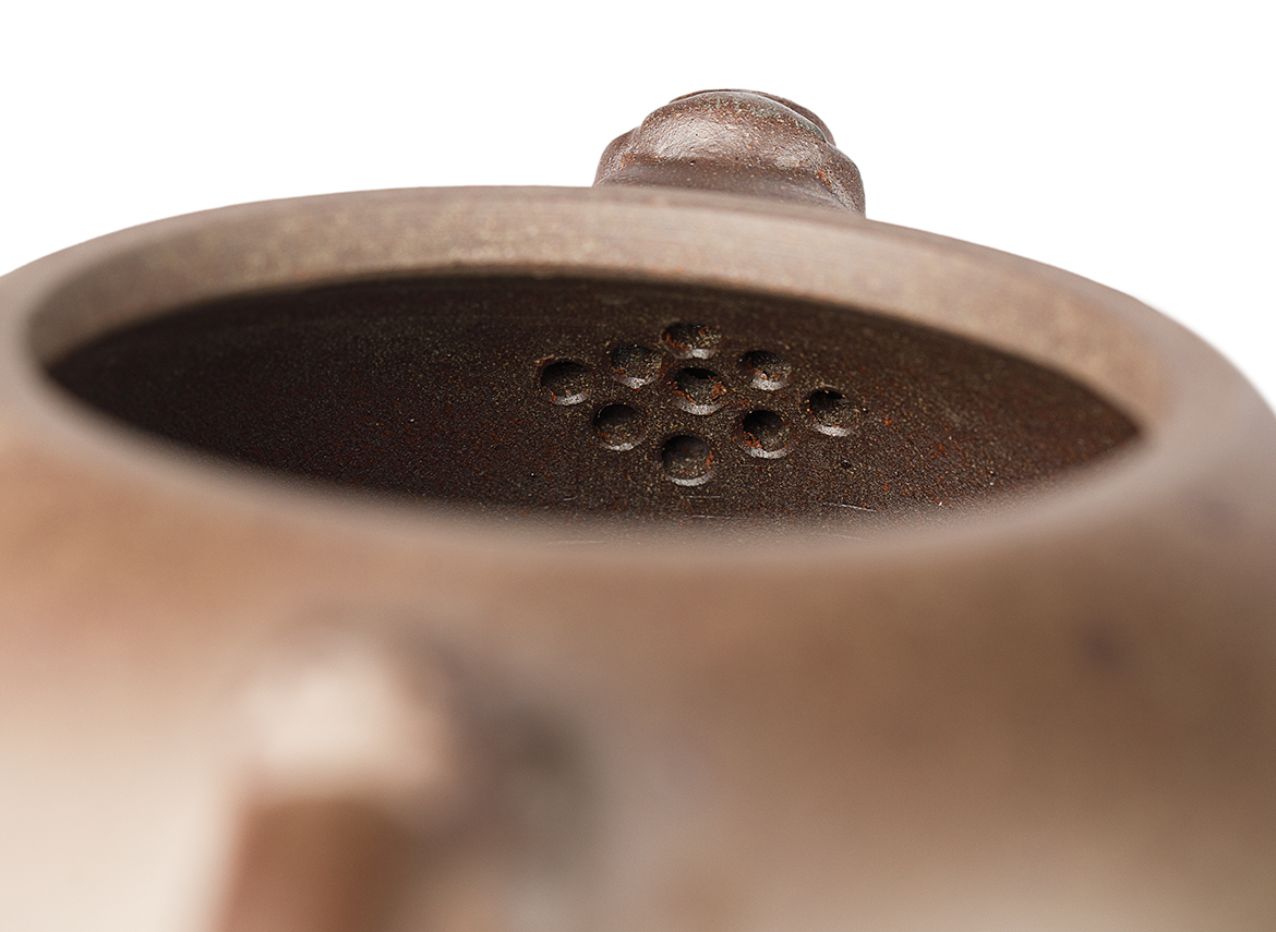 Чайник # 52009, дровяной обжиг/исинская глина, ручная работа, 250 мл.