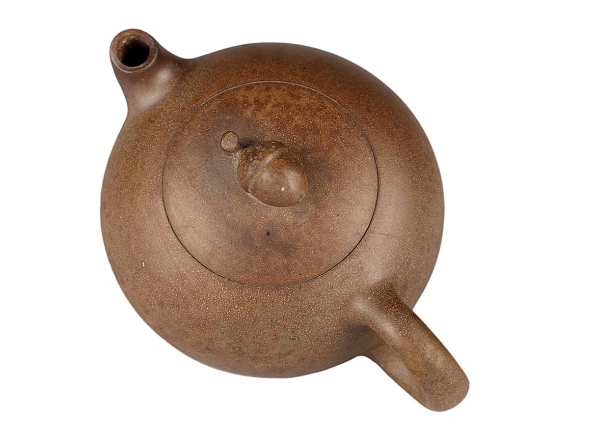 Чайник # 52011, дровяной обжиг/исинская глина, ручная работа, 180 мл.