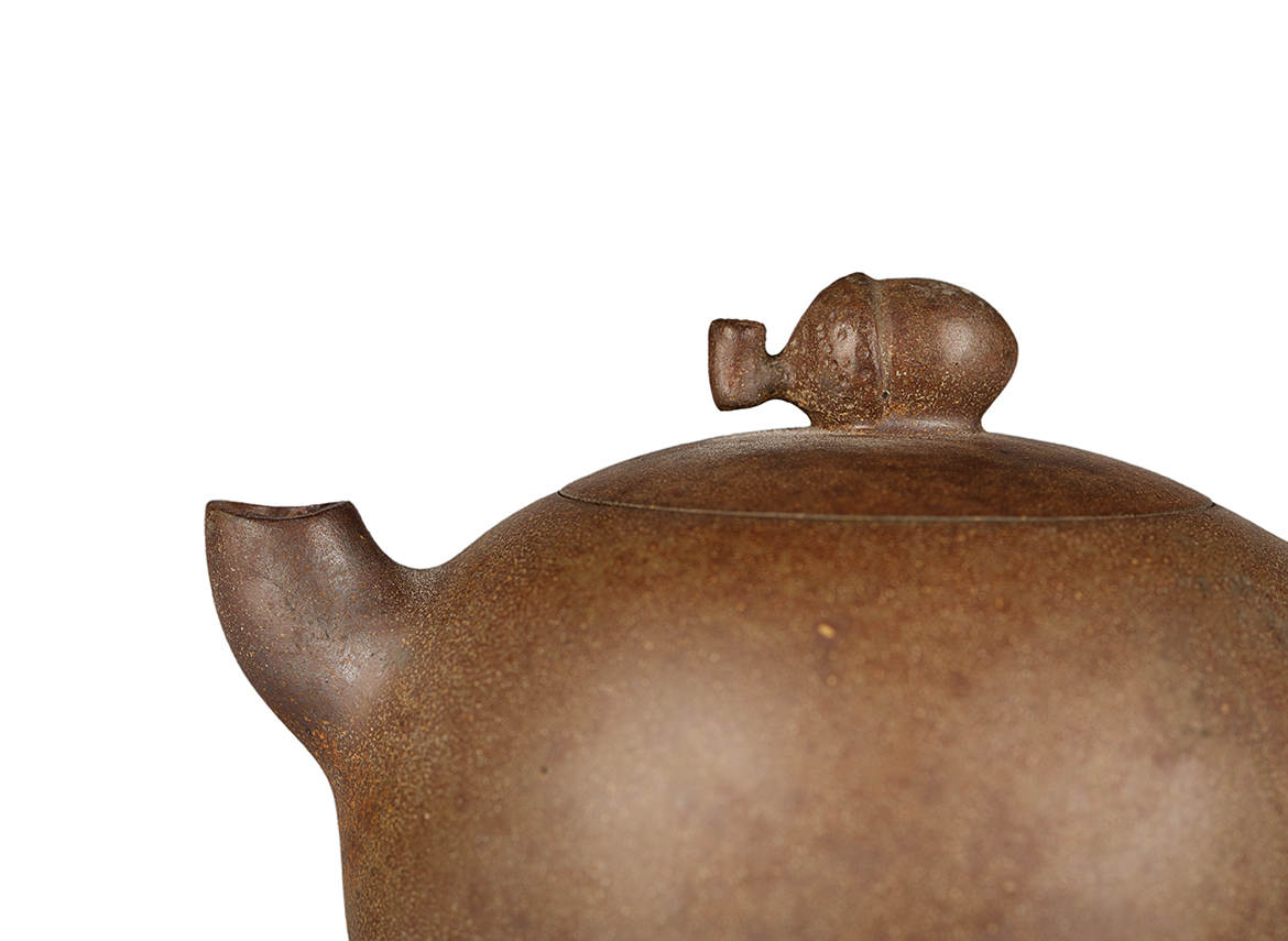 Чайник # 52011, дровяной обжиг/исинская глина, ручная работа, 180 мл.