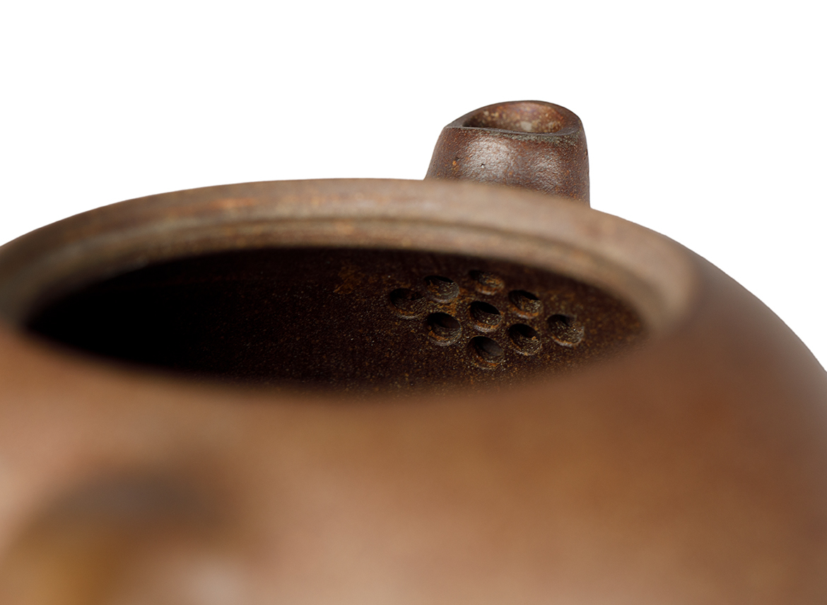 Чайник # 52011, дровяной обжиг/исинская глина, ручная работа, 180 мл.