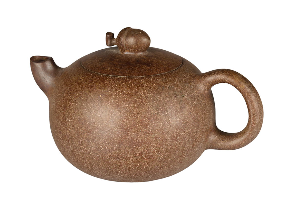 Чайник # 52011, дровяной обжиг/исинская глина, ручная работа, 180 мл.