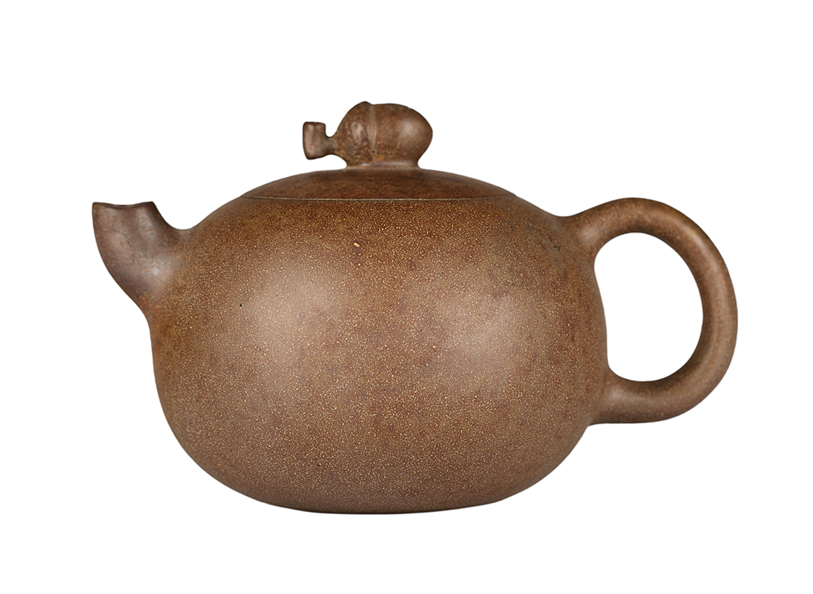 Чайник # 52011, дровяной обжиг/исинская глина, ручная работа, 180 мл.