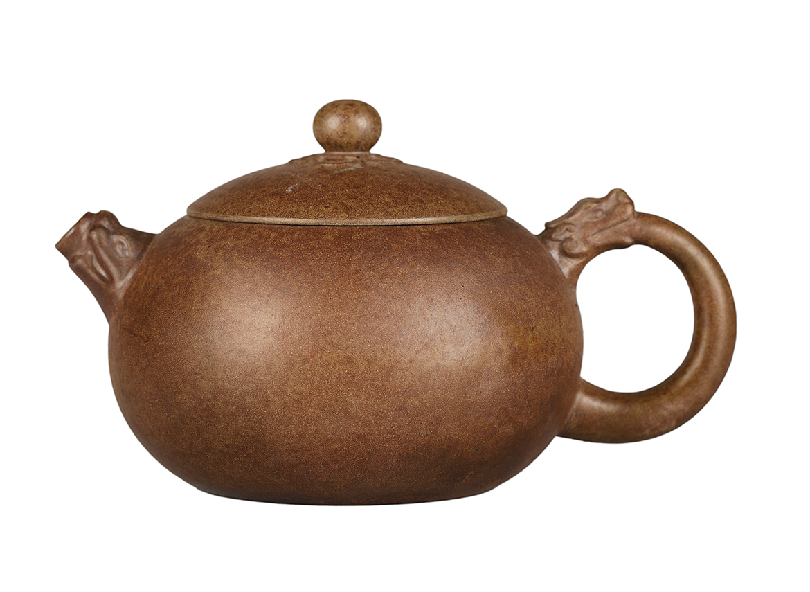 Чайник # 52012, дровяной обжиг/исинская глина, ручная работа, 254 мл.