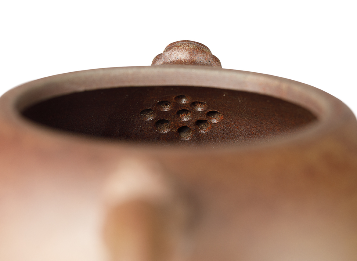 Чайник # 52012, дровяной обжиг/исинская глина, ручная работа, 254 мл.