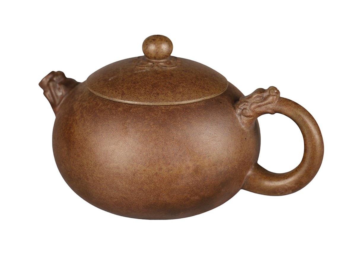 Чайник # 52012, дровяной обжиг/исинская глина, ручная работа, 254 мл.