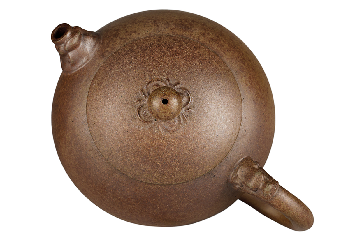 Чайник # 52012, дровяной обжиг/исинская глина, ручная работа, 254 мл.