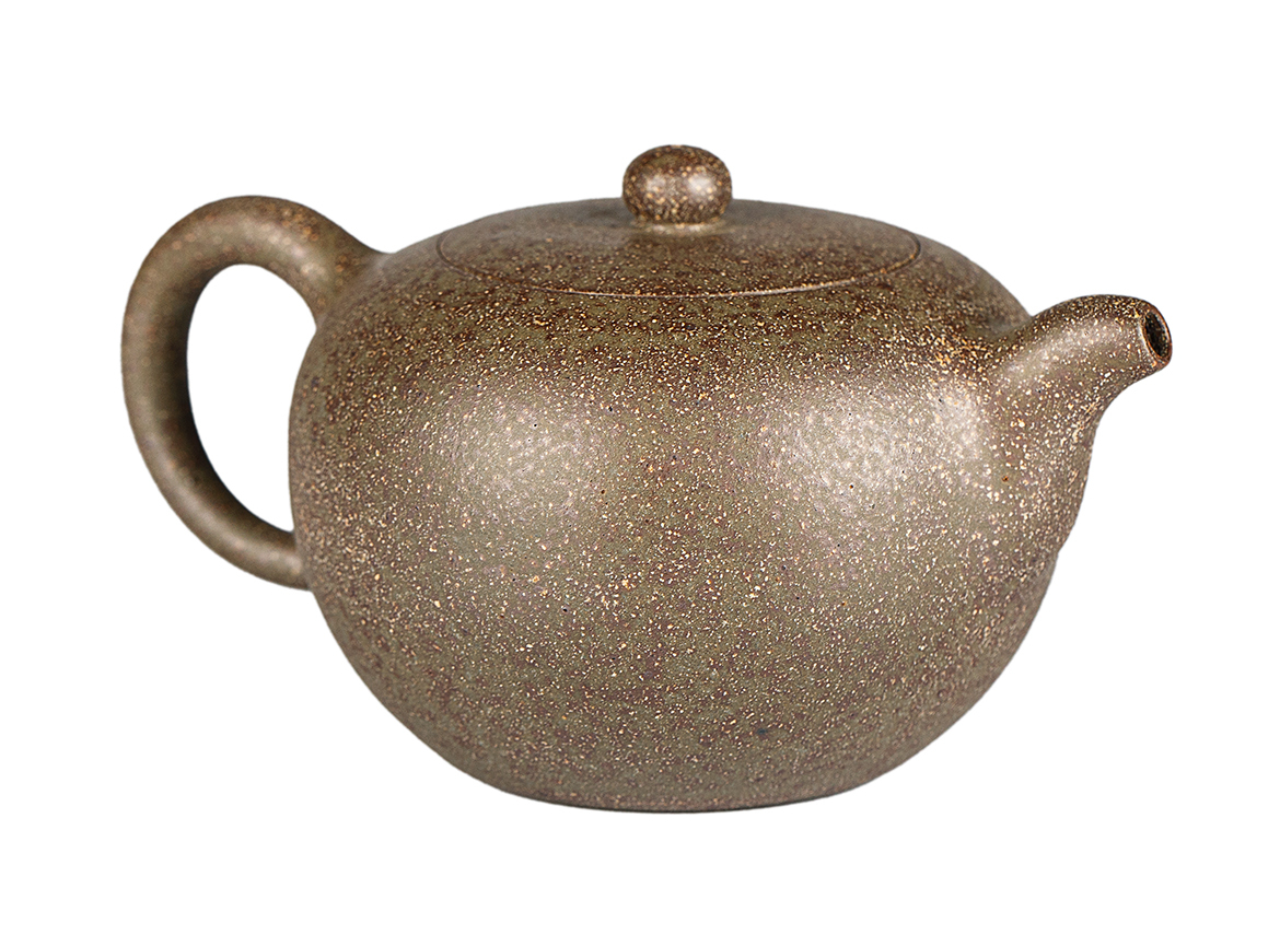 Чайник # 52013, дровяной обжиг/исинская глина, ручная работа, 140 мл.