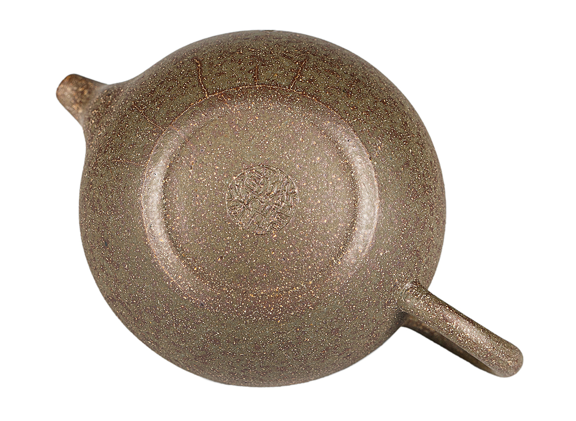 Чайник # 52013, дровяной обжиг/исинская глина, ручная работа, 140 мл.