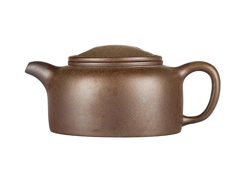 Чайник # 52021,  дровяной обжиг/исинская глина, ручная работа, 270 мл.