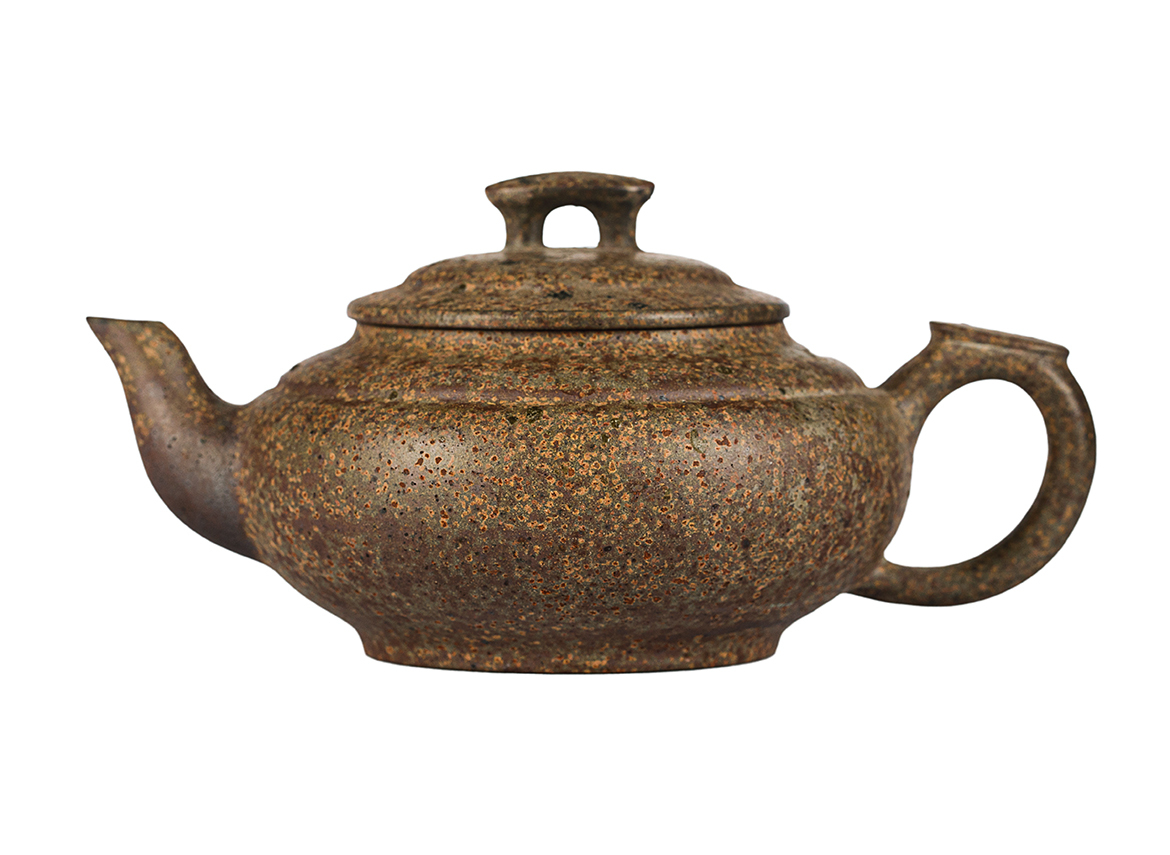 Чайник # 52027, дровяной обжиг/исинская глина, ручная работа, 220 мл.