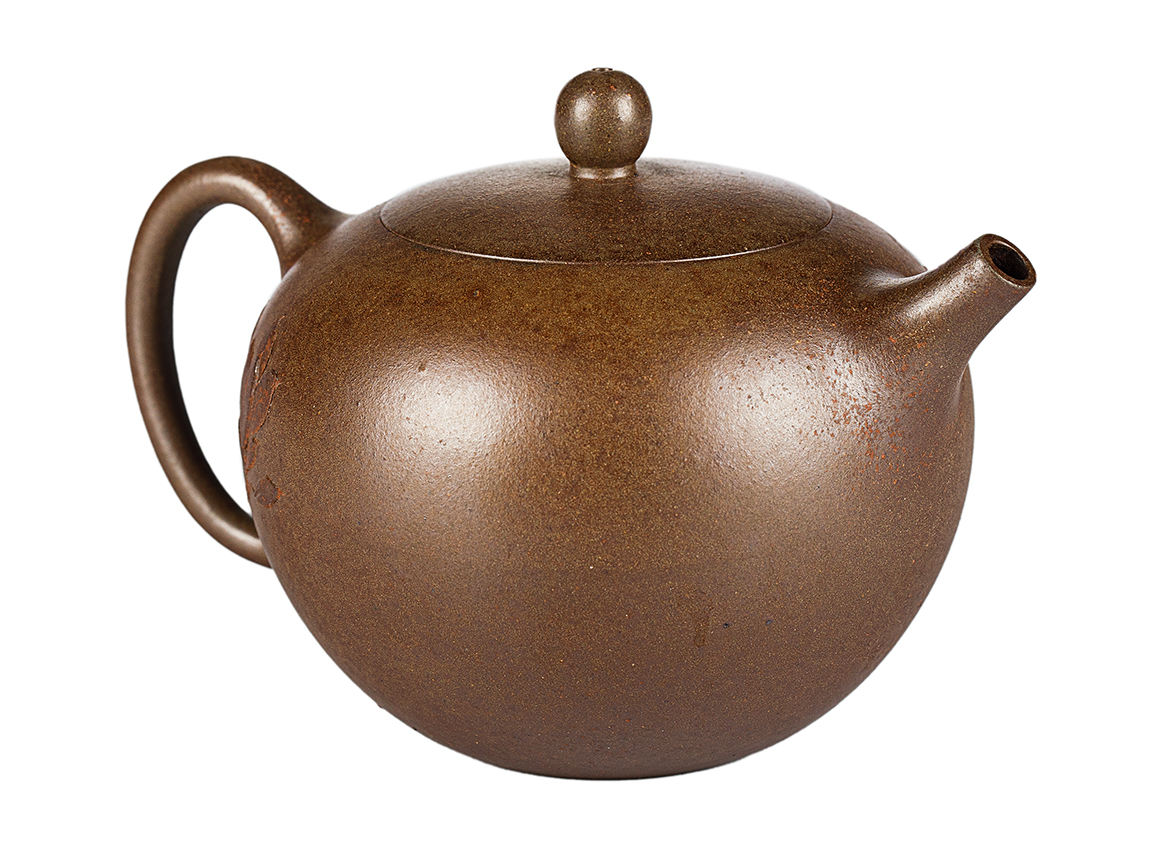 Чайник # 52028, дровяной обжиг/исинская глина, ручная работа, 225 мл.