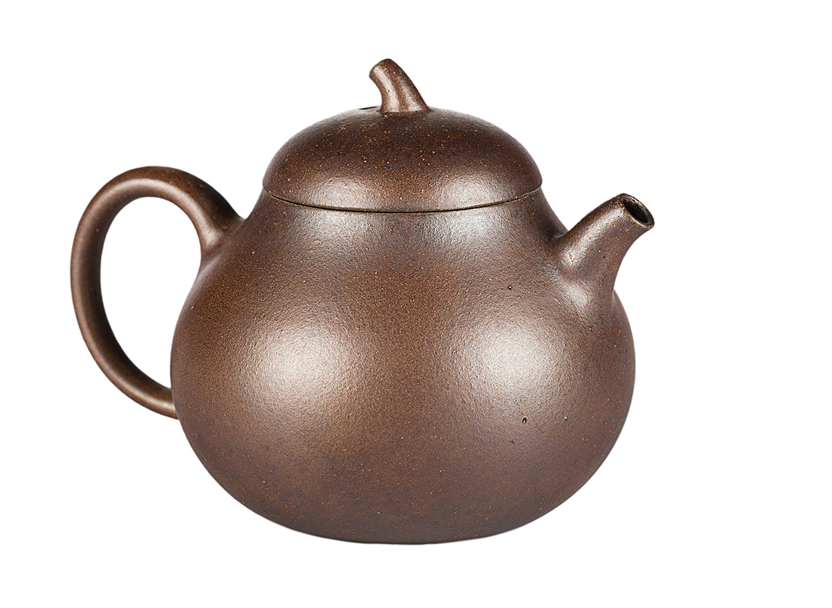 Чайник # 52029, дровяной обжиг/исинская глина, ручная работа, 100 мл.