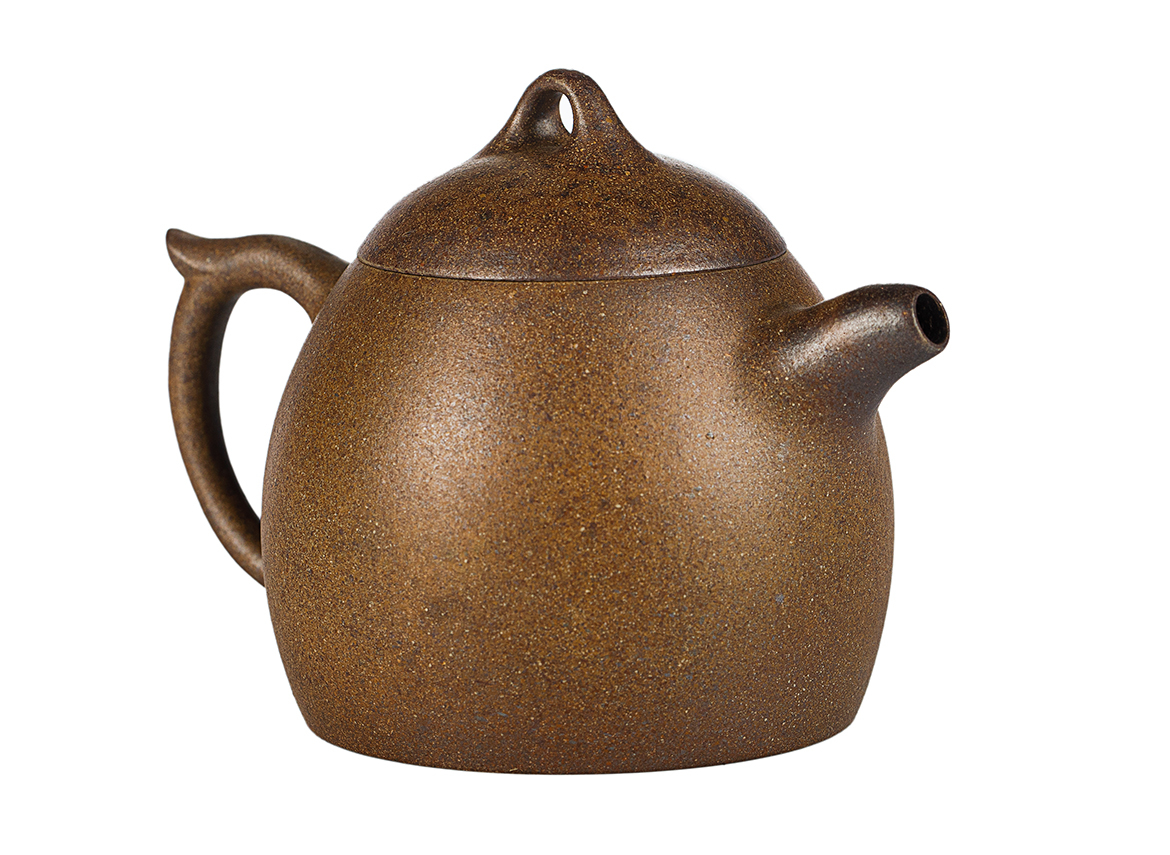 Чайник # 52031, дровяной обжиг/исинская глина, ручная работа, 170 мл.