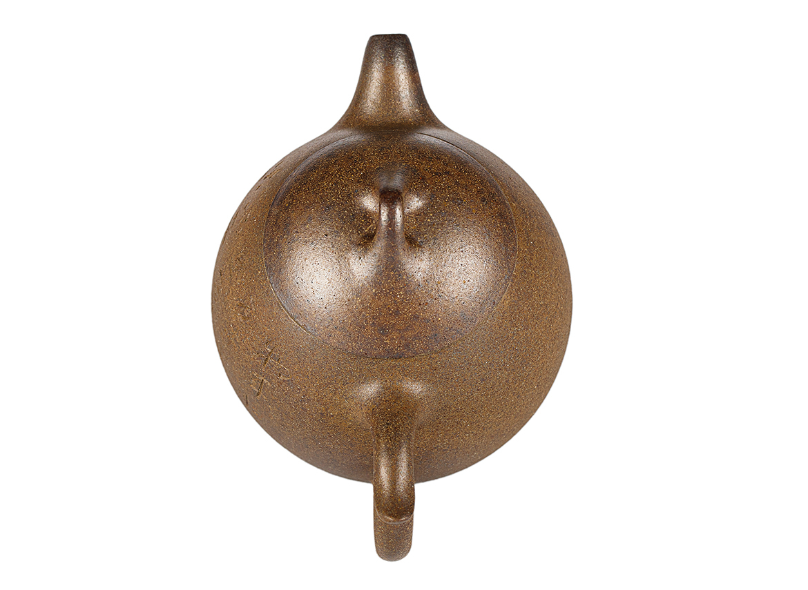 Чайник # 52031, дровяной обжиг/исинская глина, ручная работа, 170 мл.