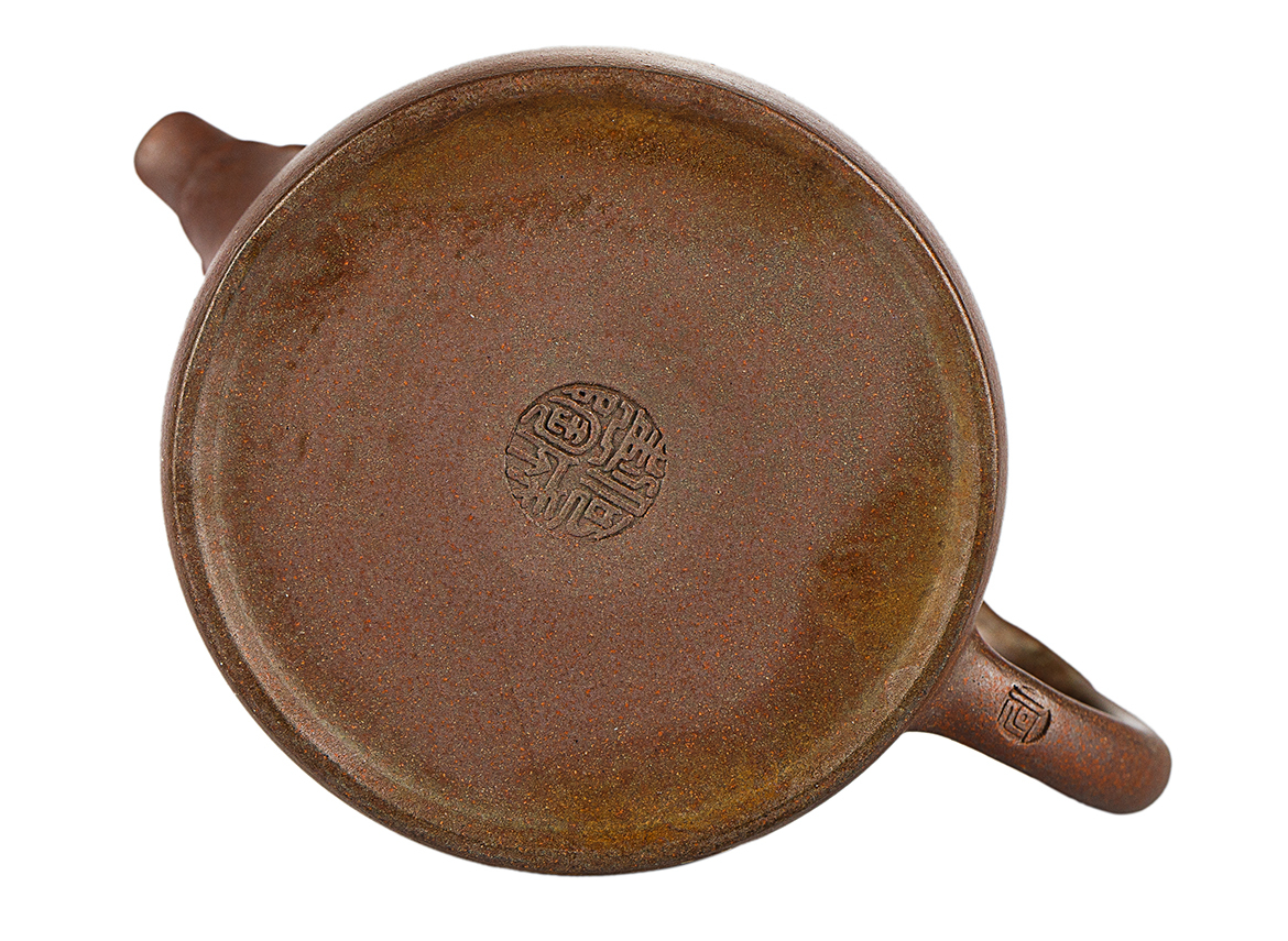 Чайник # 52032, дровяной обжиг/исинская глина, ручная работа, 180 мл.