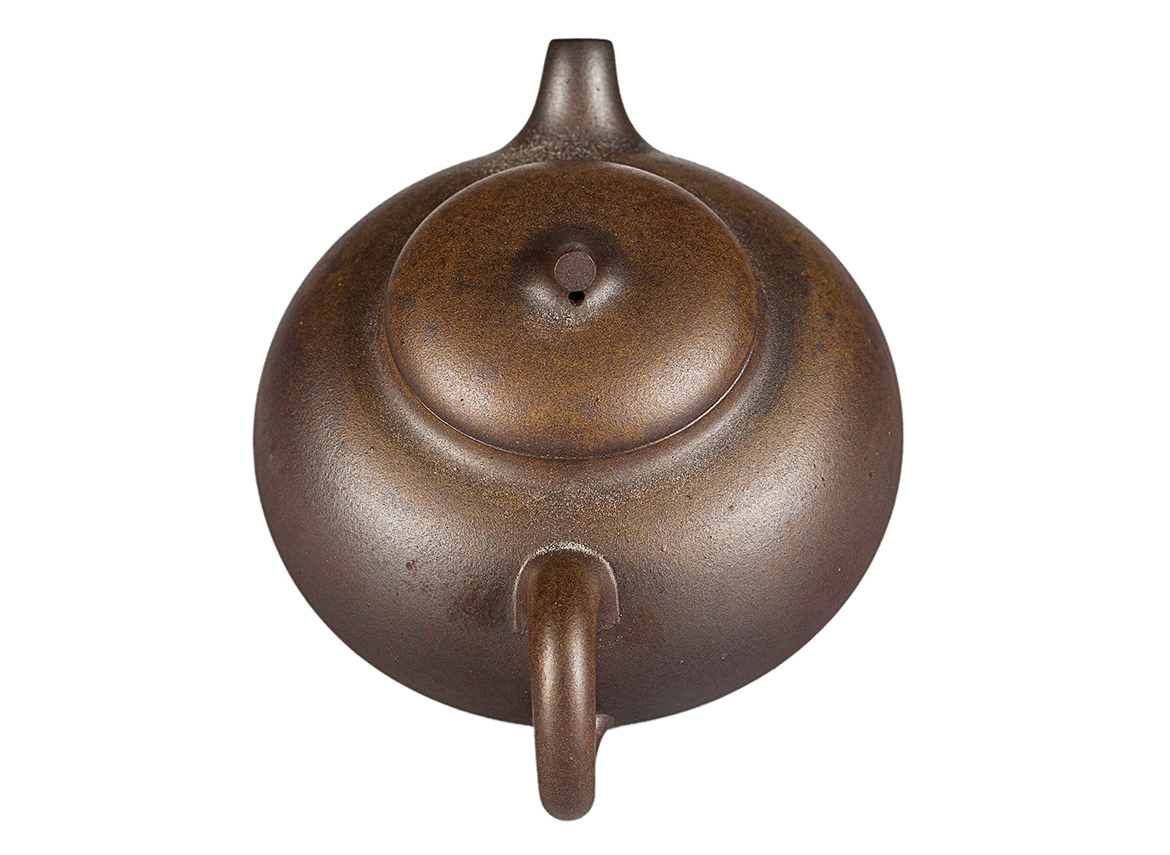 Чайник # 52033, дровяной обжиг/исинская глина, ручная работа, 180 мл.