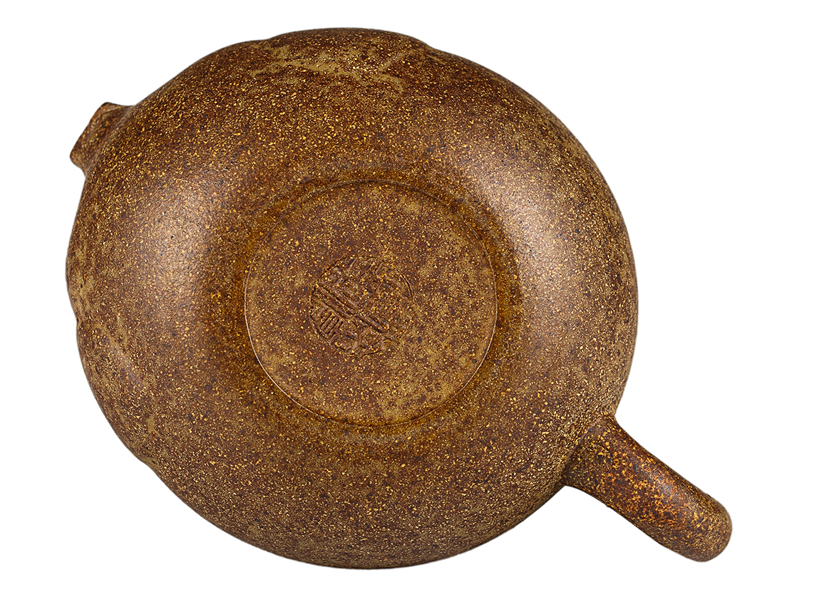 Чайник # 52034, дровяной обжиг/исинская глина, ручная работа, 170 мл.