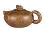 Чайник # 52034, дровяной обжиг/исинская глина, ручная работа, 170 мл.