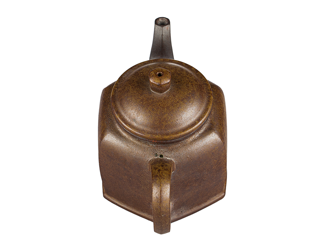 Чайник # 52035, дровяной обжиг/исинская глина, ручная работа, 220 мл.